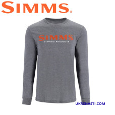 Реглан Simms Logo Shirt LS Athletic Heather размер M
